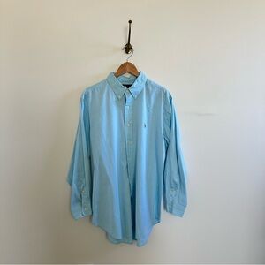 Men's Light Blue Polo Shirt- 17, 32/33